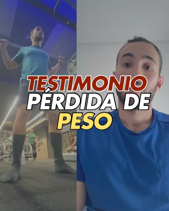 Testimonio en Instagram: Pérdida de peso y ganancia de masa muscular